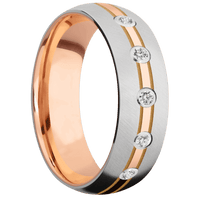 14K Rose Gold + Polish Finish