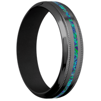 Zirconium + Bead , Polish Finish + Black