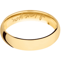 22K Yellow Gold + Polish Finish