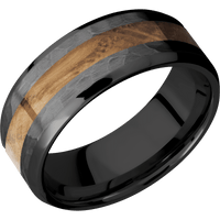 Zirconium + Hammer , Polish Finish