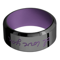 Zirconium + Polish , Polish Finish + Wild Purple