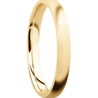 10K Yellow Gold + Satin Finish