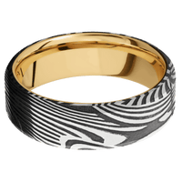 Sunset + Acid Finish + 10K Yellow Gold