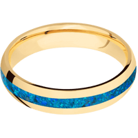 10K Yellow Gold + Polish Finish