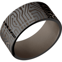 Zirconium + Polish Finish + Chocolate Brown