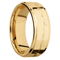 10K Yellow Gold + Polish , Polish Finish