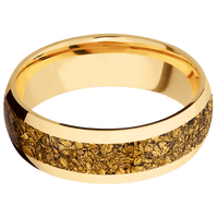14K Yellow Gold + Polish Finish