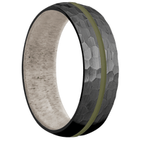 Zirconium + Hammer Finish + Antler