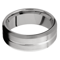 Titanium + Polish , Satin Finish