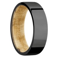 Zirconium + Polish Finish + Boxelder Burl