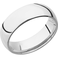 14K White Gold + Polish Finish