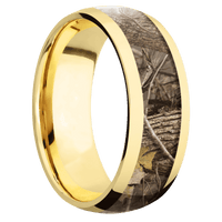 14K Yellow Gold + Polish Finish