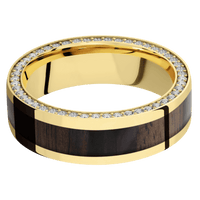 10K Yellow Gold + Polish Finish