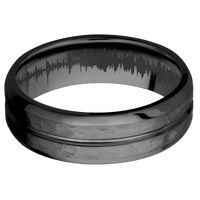 Zirconium + Polish , Hammer Finish