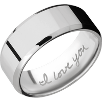 18K White Gold + Polish , Polish Finish