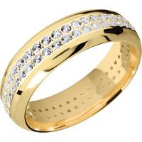 14K Yellow Gold + Polish , Polish Finish