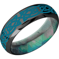 Zirconium + Polish , Polish Finish + Black Mother of Pearl