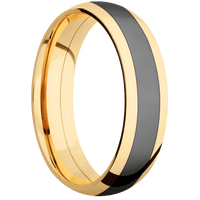 10K Yellow Gold + Polish Finish