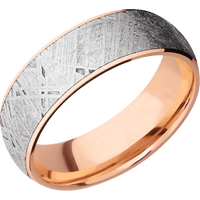 14K Rose Gold + Polish Finish