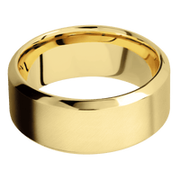 14K Yellow Gold + Anglesatin , Polish Finish