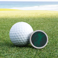 Tungsten and Green Carbon Fiber Premium Golf Ball Marker