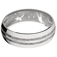 Palladium Silver + Polish Finish