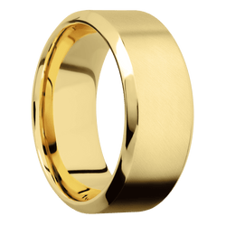 14K Yellow Gold + Anglesatin , Polish Finish