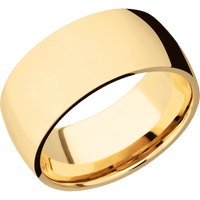 18K Yellow Gold + Polish Finish