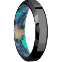 Zirconium + Polish , Polish Finish + Abalone