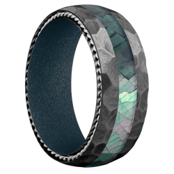 Zirconium + Rock Finish + Blue Titanium