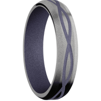 Titanium + Sand , Sand Finish + Crushed Orchid