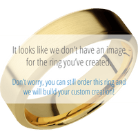 14K Yellow Gold + Satin , Satin Finish
