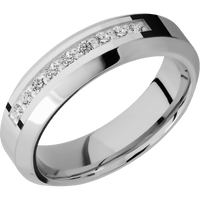 14K White Gold + Polish , Polish Finish