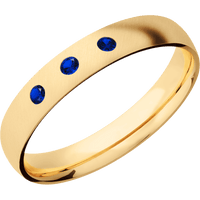 14K Yellow Gold + Anglesatin Finish