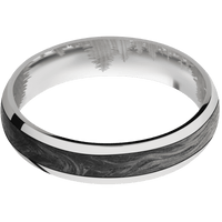 18K White Gold + Polish Finish