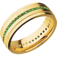 18K Yellow Gold + Crosssatin , Polish Finish