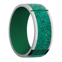 Titanium + Polish Finish + Green