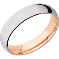 Cobalt Chrome + Polish Finish + 14K Rose Gold