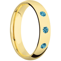 18K Yellow Gold + Polish Finish