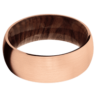 14K Rose Gold + Satin Finish + Sequoia