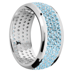 18K White Gold + Polish , Polish Finish