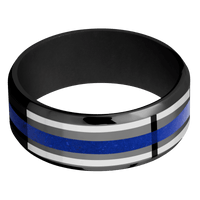 Zirconium + Polish , Polish Finish + Black
