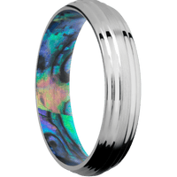 Platinum + Satin , Polish Finish + Abalone