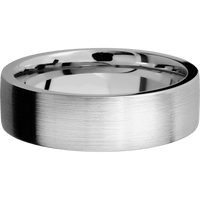10K White Gold + Satin Finish
