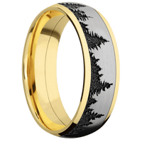 10K Yellow Gold + Polish Finish