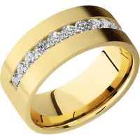 10K Yellow Gold + Anglesatin Finish