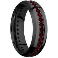 Zirconium + Polish , Satin Finish