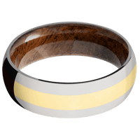 Titanium + Polish Finish + Koa