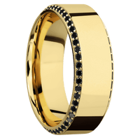 14K Yellow Gold + Polish , Polish Finish