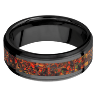 Zirconium + Polish , Satin Finish